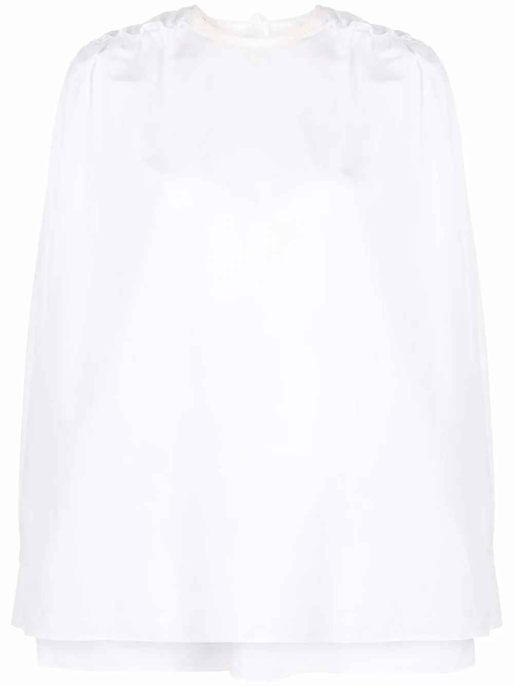 

Marni blusa con lazo en la espalda - Blanco