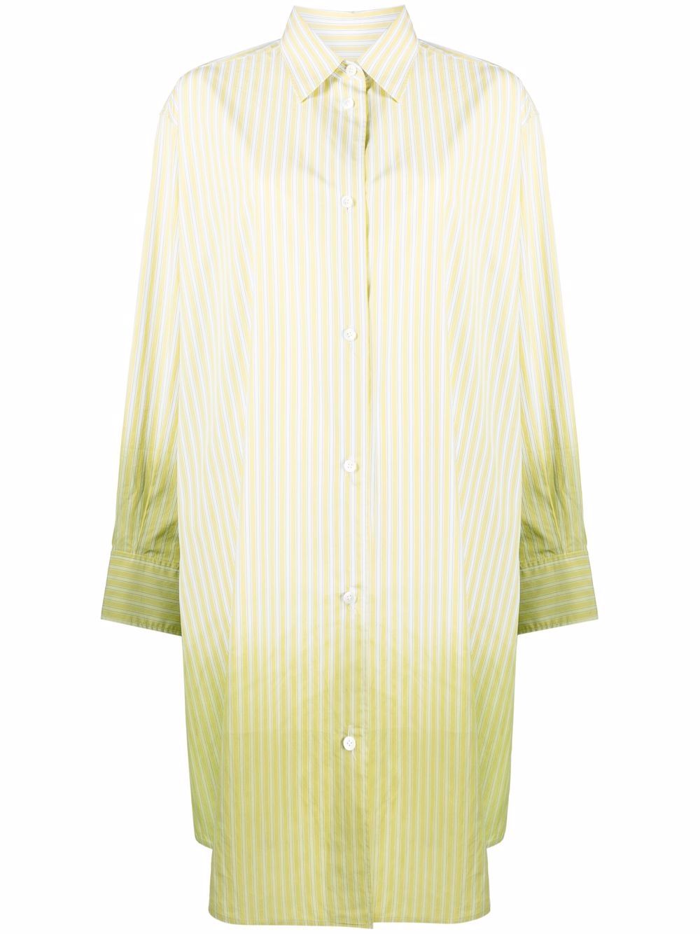 

Marni gradient high-low hem shirt - Yellow