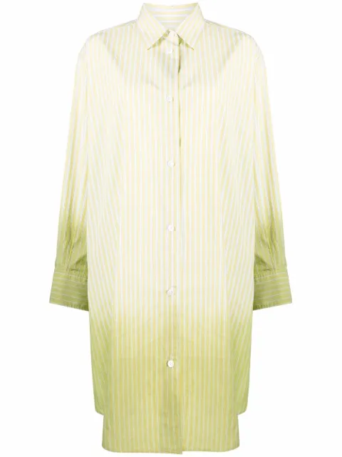 Marni gradient high-low hem shirt