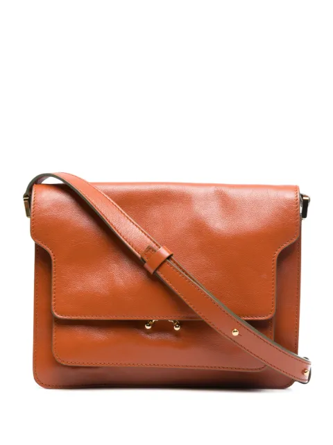 Marni Trunk leather shoulder bag Women