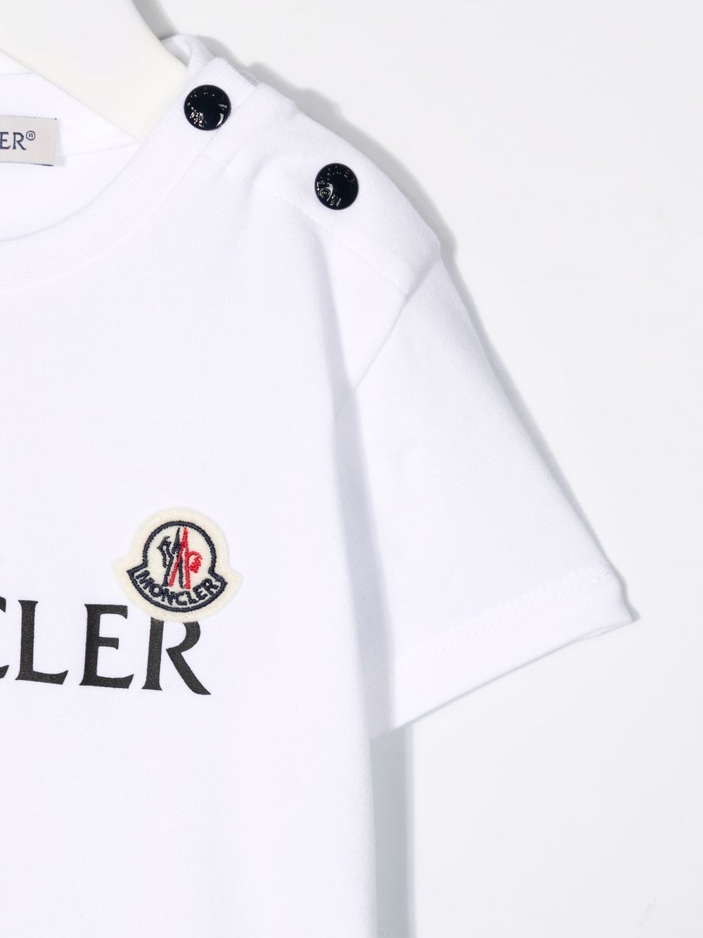 фото Moncler enfant футболка с логотипом