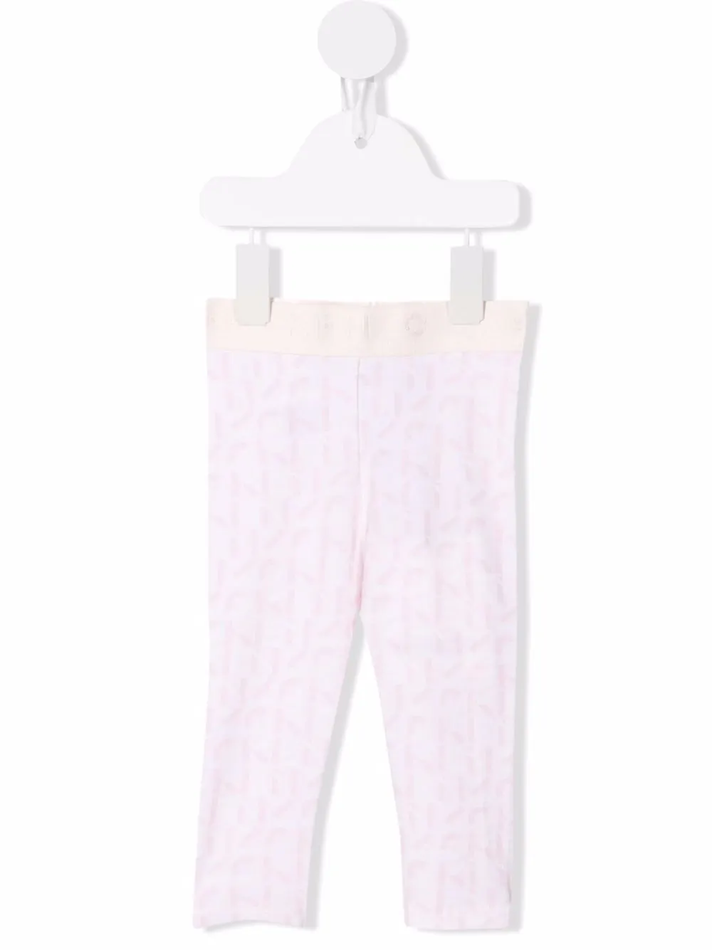 

Kenzo Kids leggins con monograma estampado - Blanco