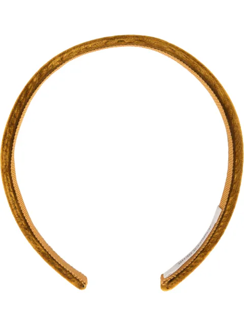 Jennifer Behr Charlize wide velvet headband 
