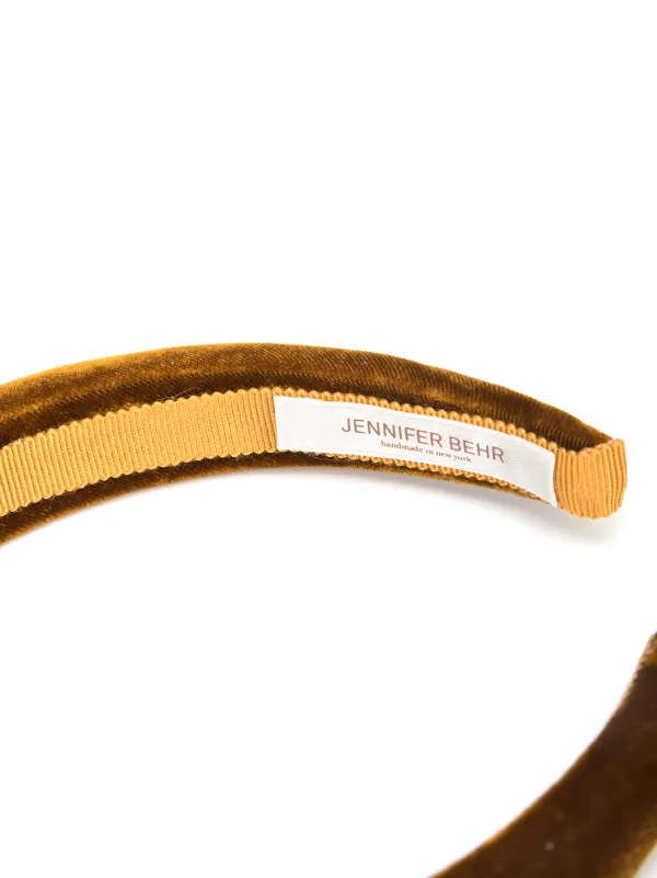 Jennifer Behr Tori ベルベット ヘアバンド 通販 - FARFETCH