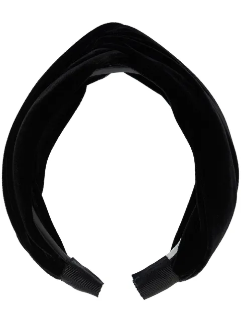 Jennifer Behr ruched velvet headband