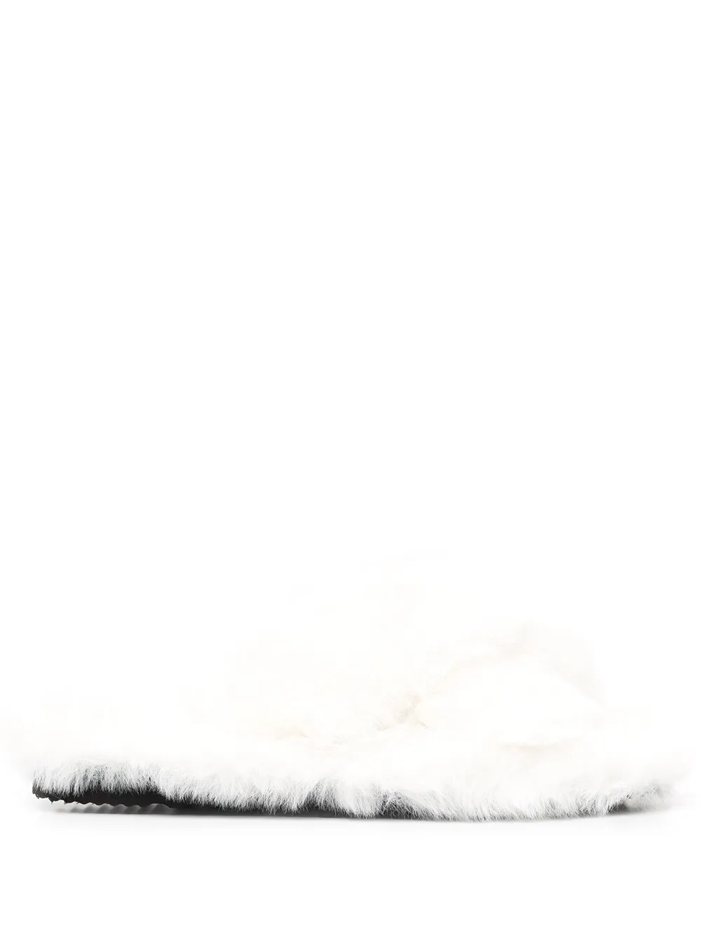 

Apparis faux-fur open-toe slippers - White