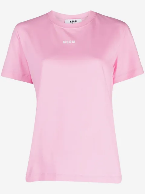 MSGM logo-print short-sleeved T-shirt