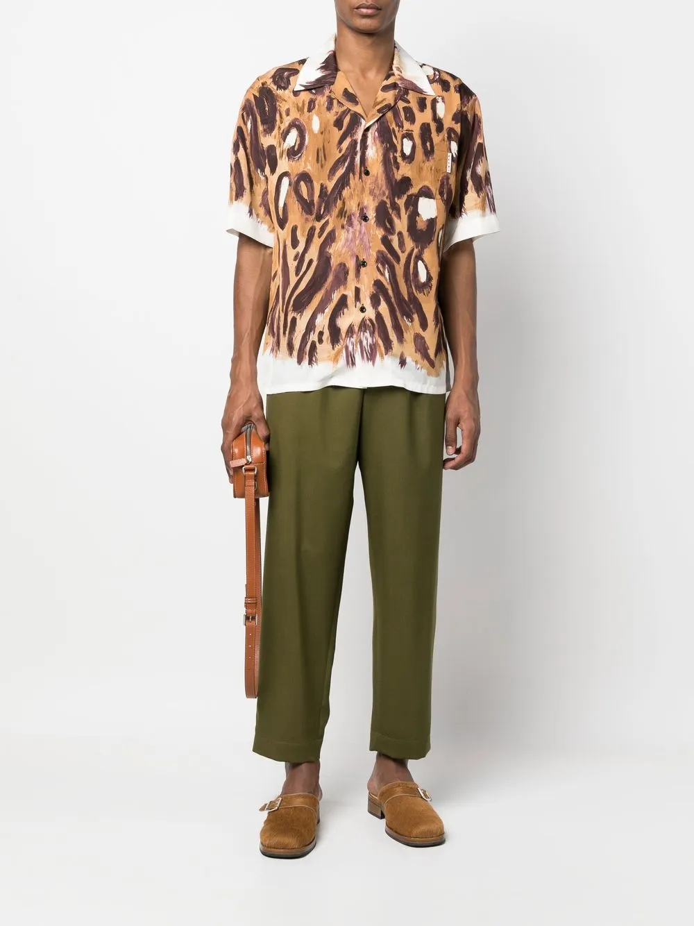 Marni Cropped broek - Groen