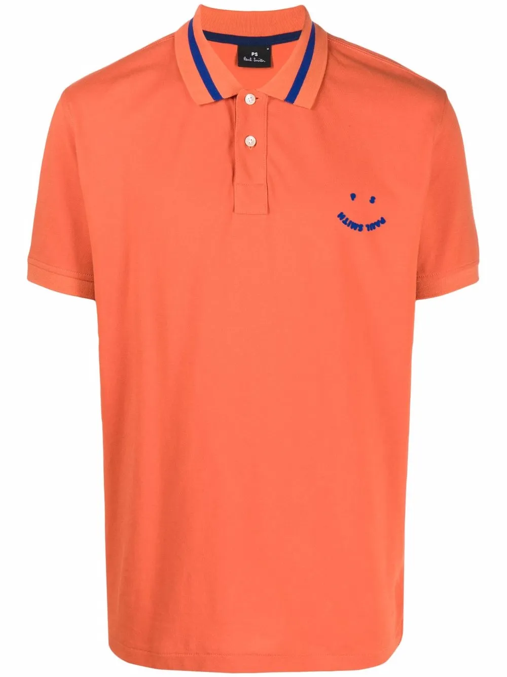 

PS Paul Smith playera tipo polo con parche del logo - Naranja