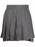 Thom Browne step-hem pleated skirt - Grey