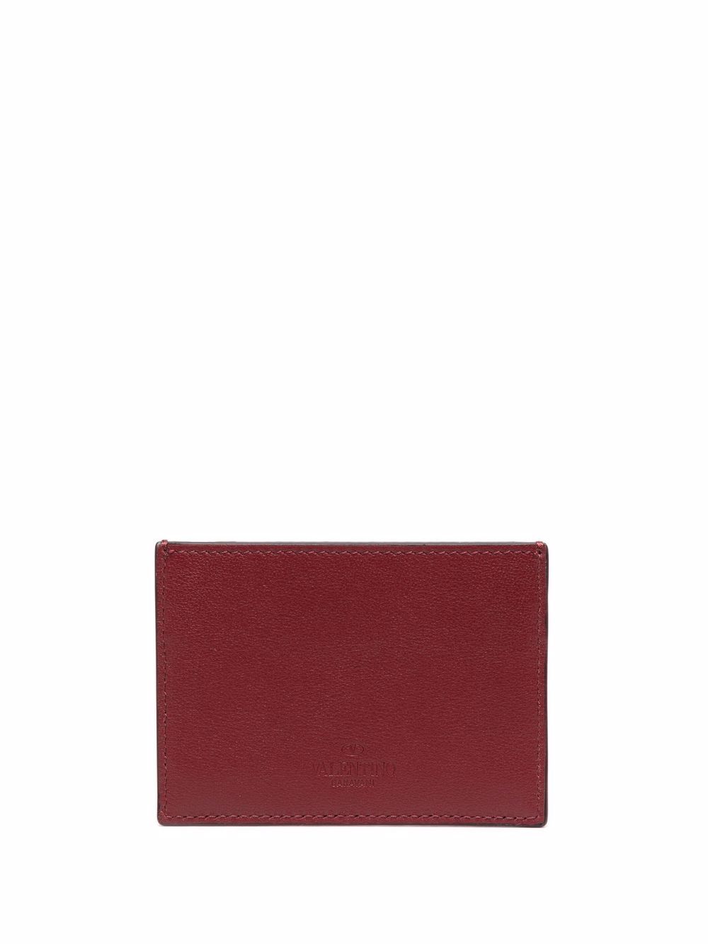 фото Valentino garavani rockstud-embellished cardholder