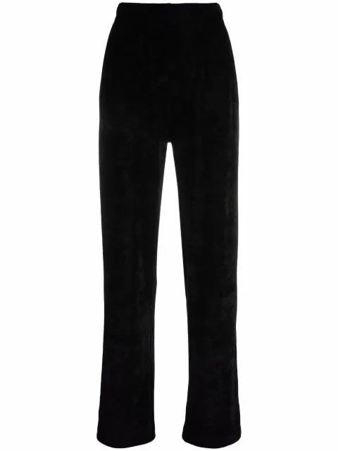 Givenchy pantalones de terciopelo rectos