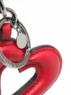 Stella McCartney heart-shaped artificial leather keychain