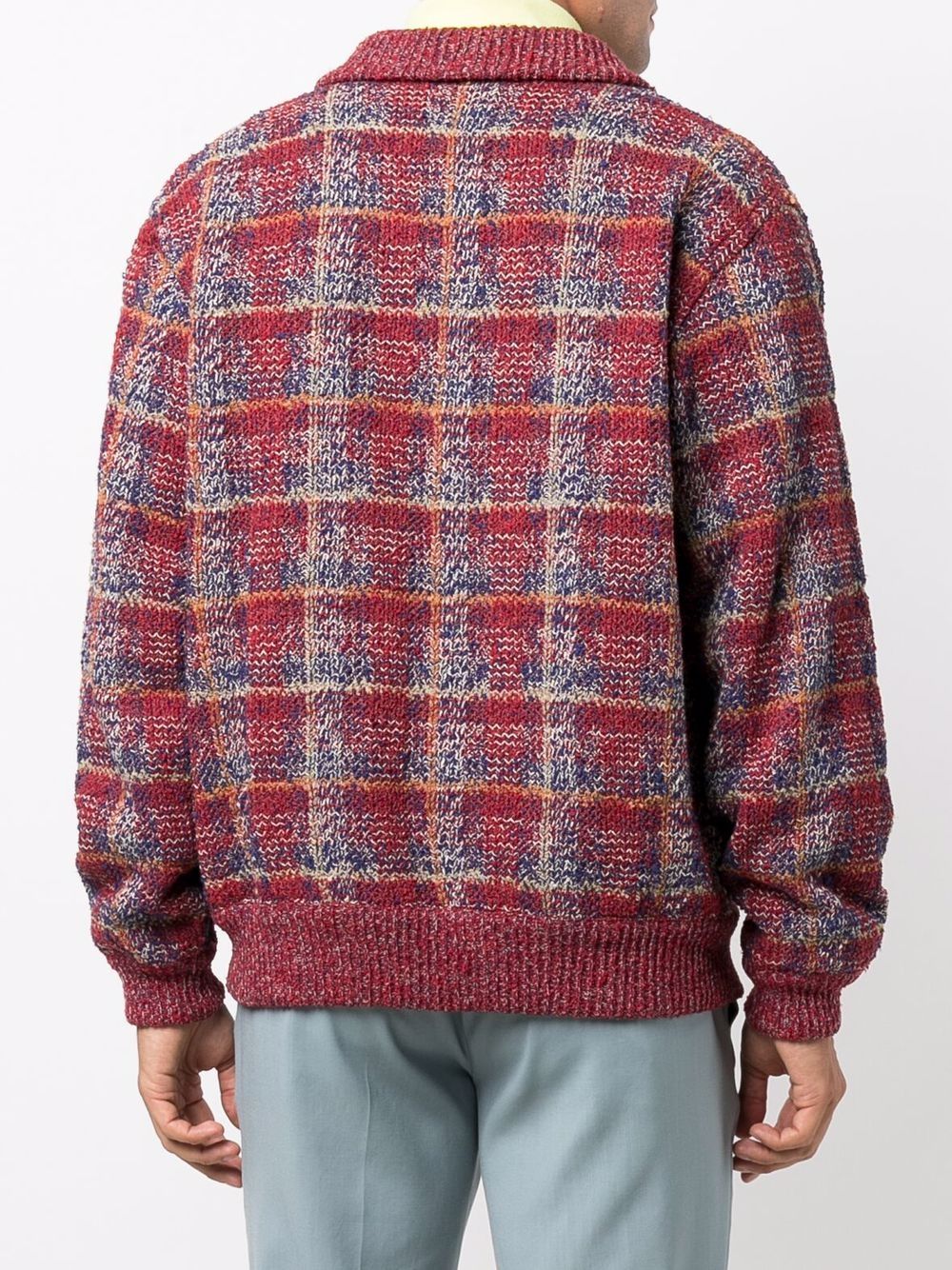 фото Missoni pre-owned кардиган 1980-х годов в клетку