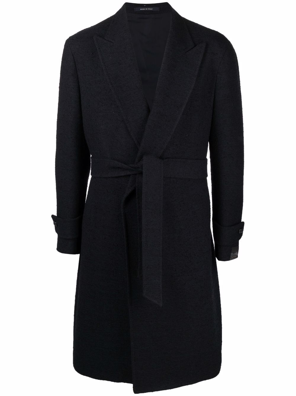 фото Tagliatore шерстяное пальто с поясом
