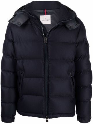 MONCLER MONTGENEVRE Classic Classic 100% Virgin wool Grey Short Down Jacket  Montgenevre