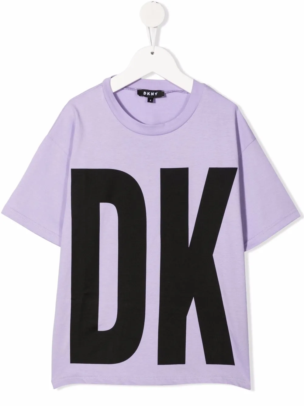 

Dkny Kids logo-print organic-cotton T-Shirt - Purple