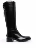 Sartore rear-zip knee length boots - Black