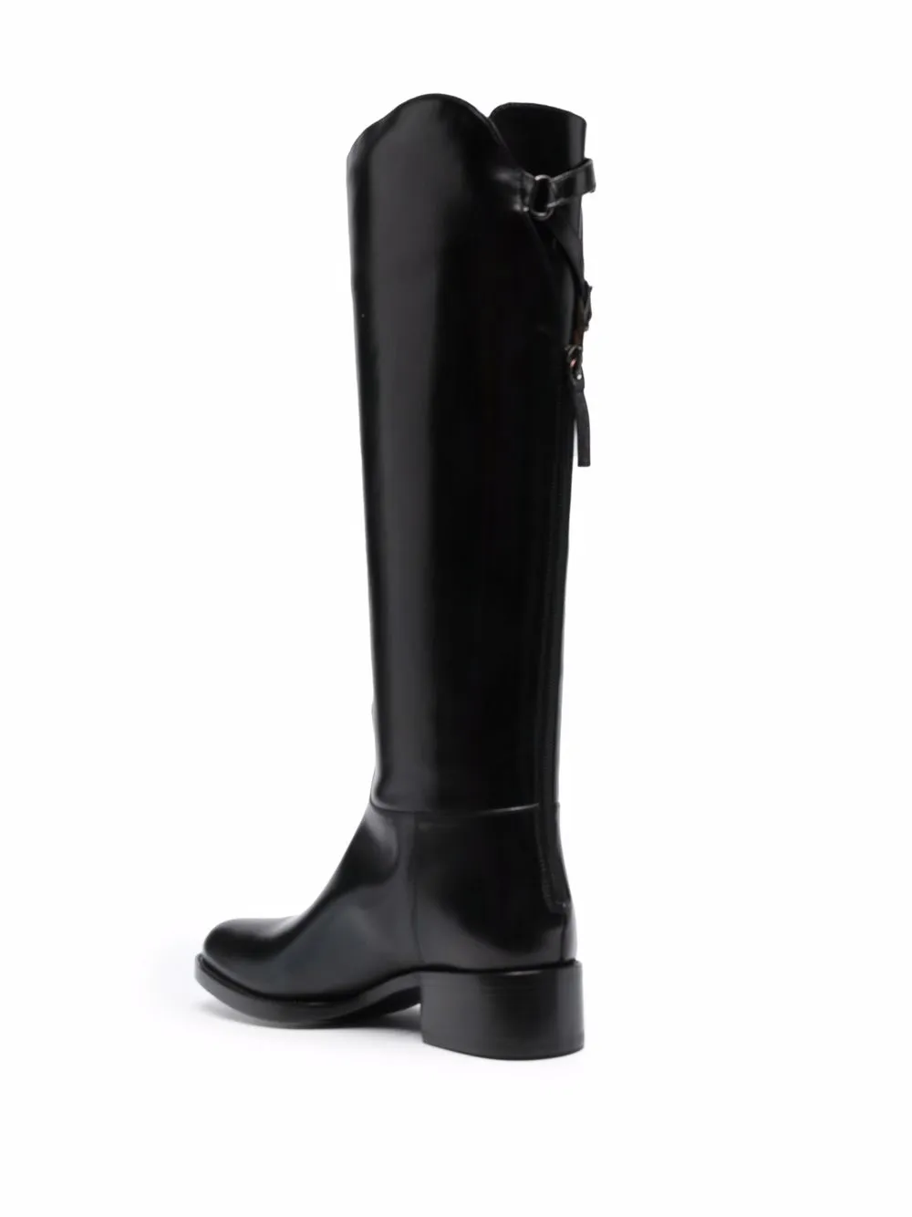 фото Sartore rear-zip knee length boots