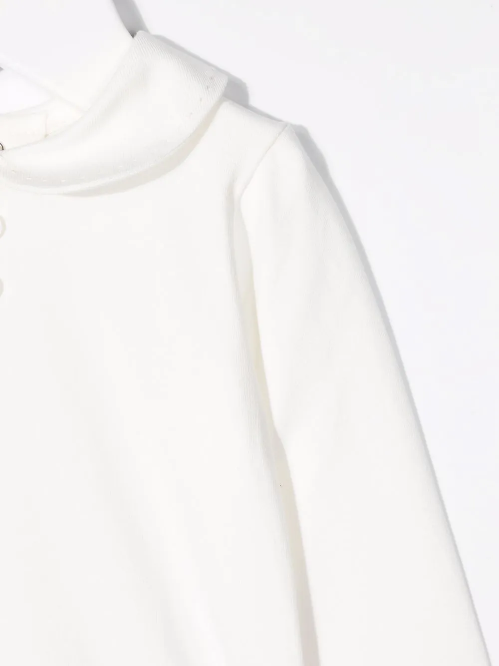 Paz Rodriguez Long-sleeve Fitted Bodysuit In White