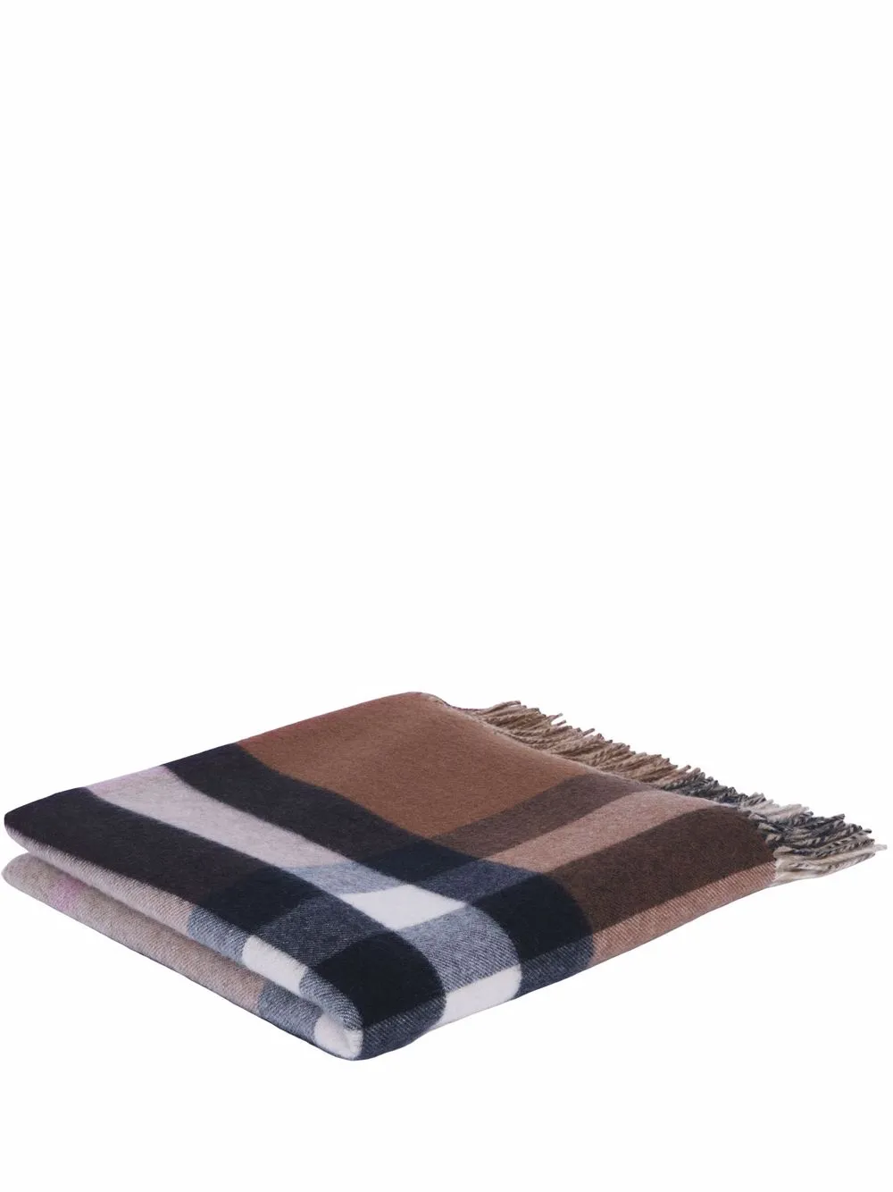Burberry Check Cashmere Blanket Brown FARFETCH