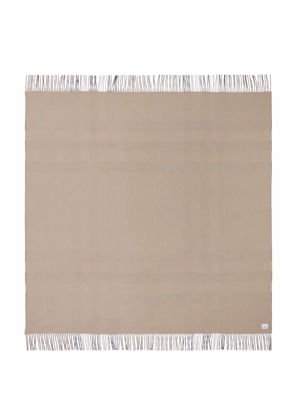 Burberry Brown House Check Cashmere Blanket In Brown