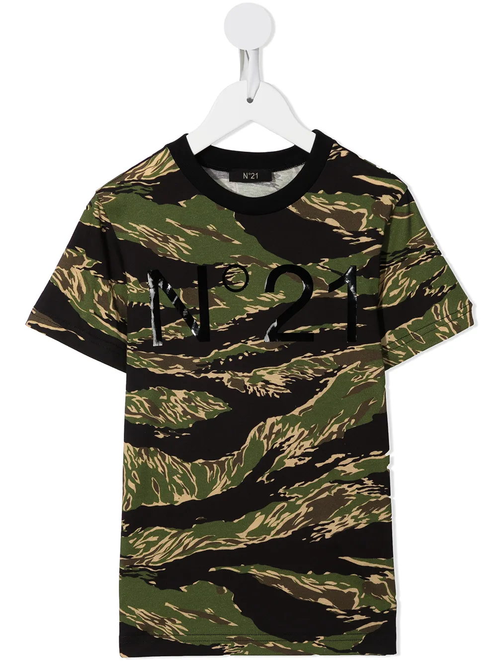 

Nº21 Kids playera con motivo militar - Verde
