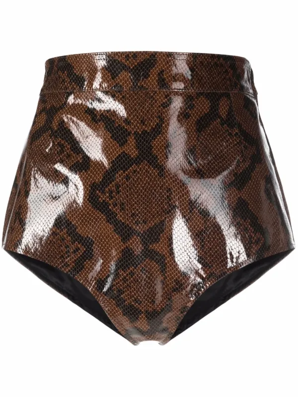 Alessandra Rich Snakeskin Effect 