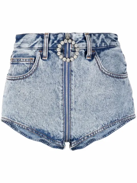 OP-240105 RHINESTONE PEARL DENIM SHORT 6 PIECES 2/S 2/M 2/L main image 1