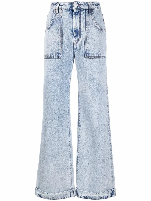 Alessandra Rich high-waisted Flared Leg 