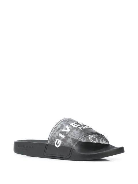 ganni padded thong sandals