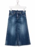 DSQUARED2 KIDS light-wash wide leg jeans - Blue