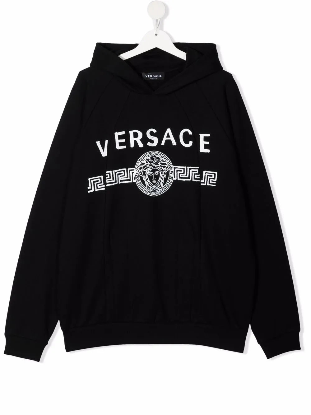 фото Versace kids худи с логотипом и длинными рукавами
