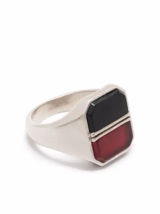 Maison Margiela Square two-tone Ring - Farfetch