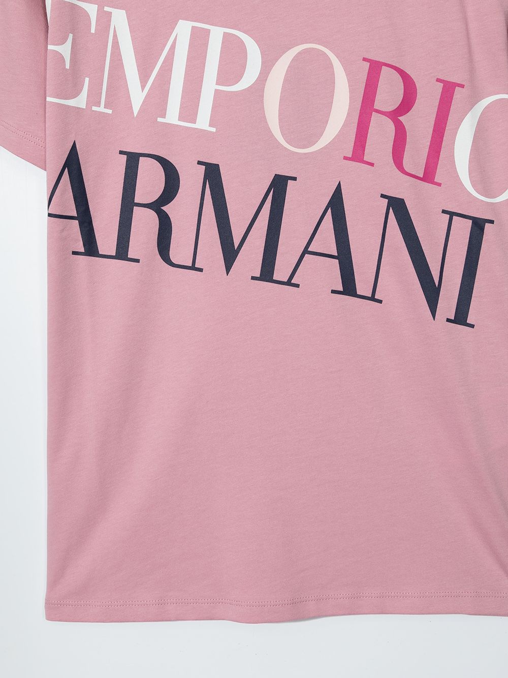 фото Emporio armani kids футболка с логотипом