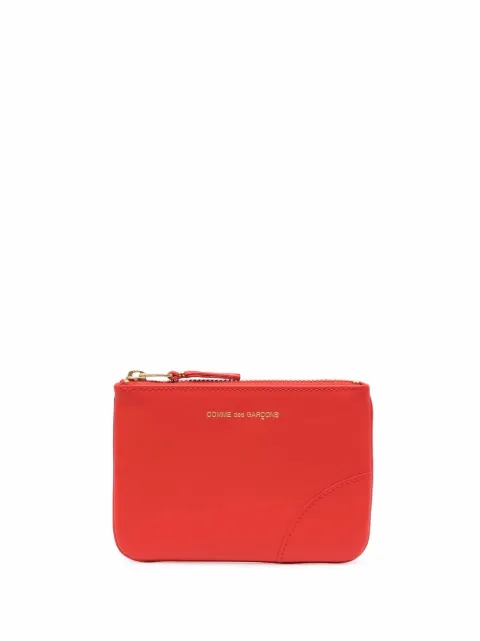 Comme Des Garçons Wallet cartera con logo grabado