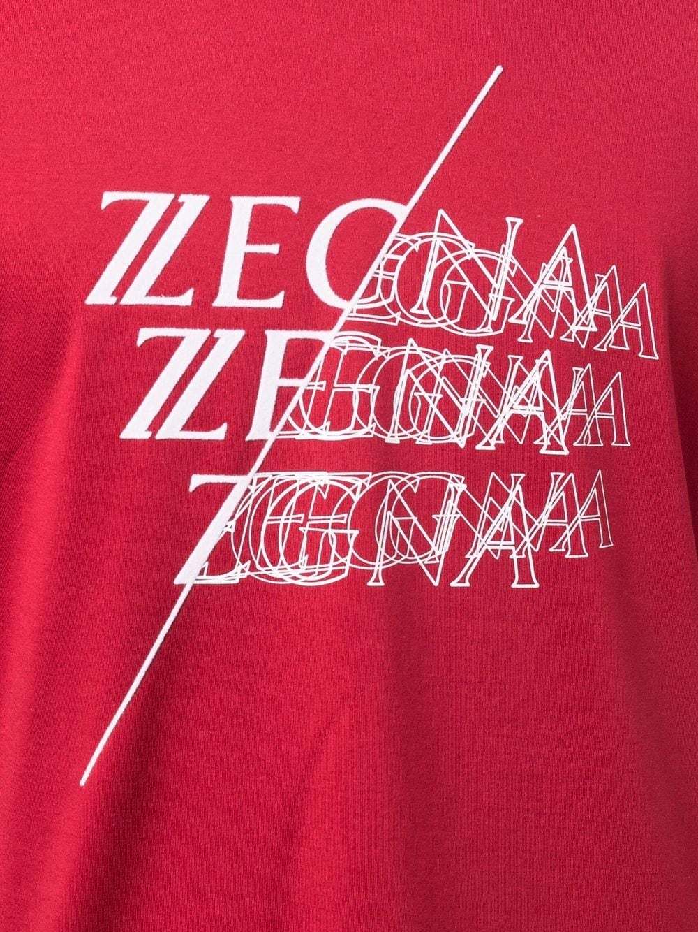 фото Z zegna футболка с графичным принтом