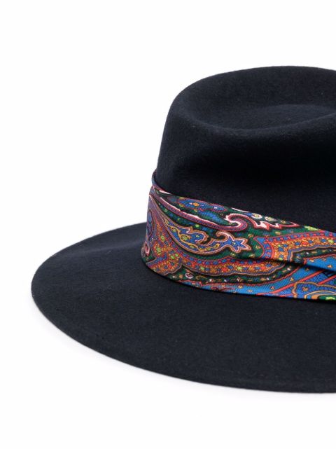 paisley fedora