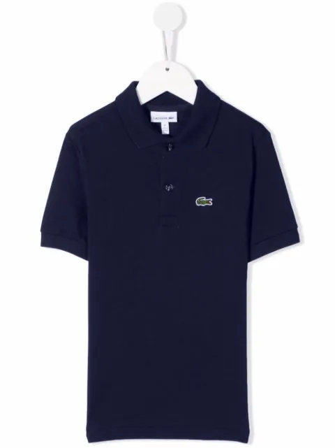 Lacoste Kids قميص بولو مطرز بتمساح