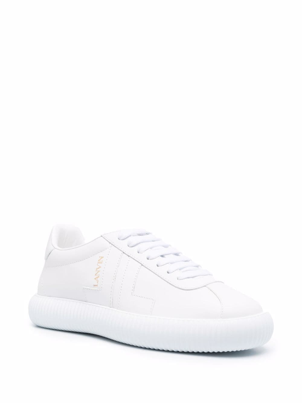 Image 2 of Lanvin Glen leather low-top sneakers