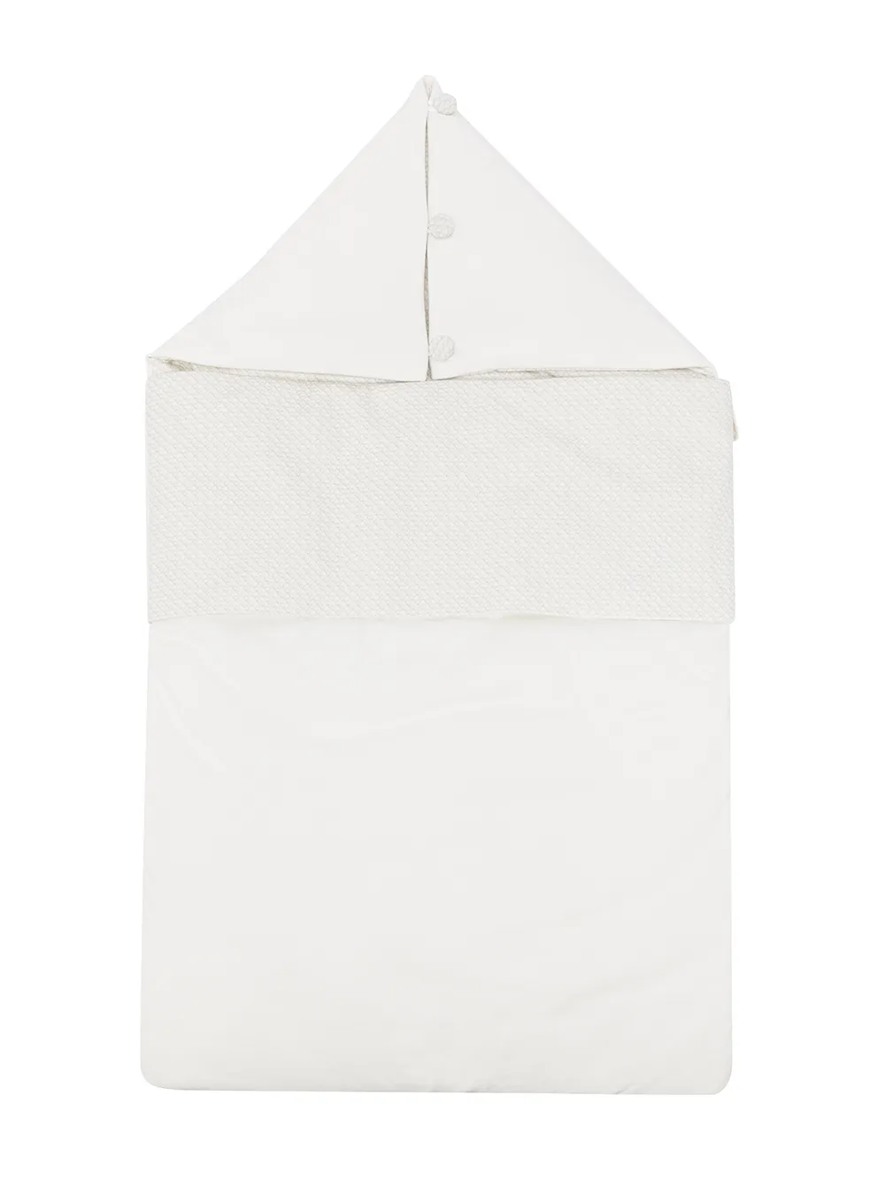 

Emporio Armani Kids sleeping bag con logo estampado - Blanco
