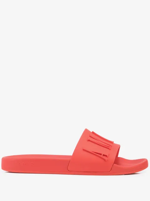 AMIRI sandalias con logo en relieve
