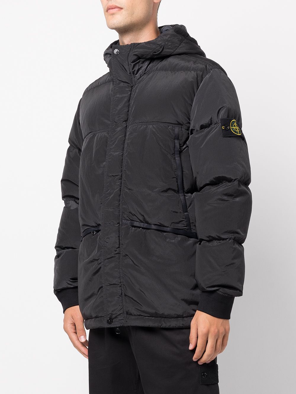 фото Stone island пуховик на молнии