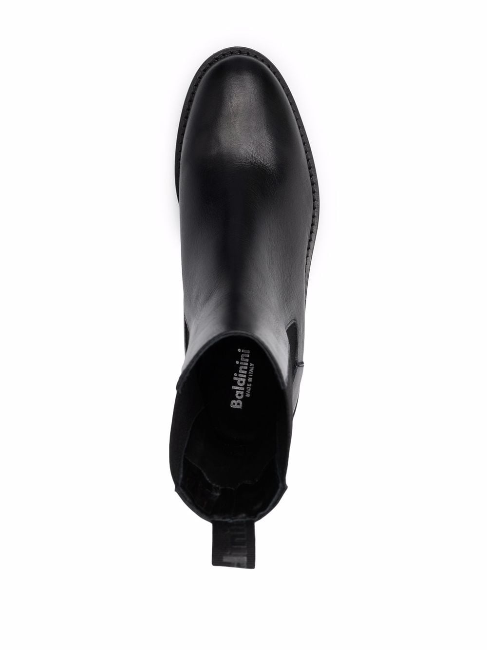 Shop Baldinini Slip-on Leather Boots In Black