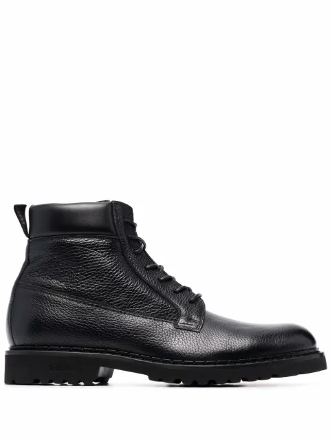 Baldinini lace-up leather booties