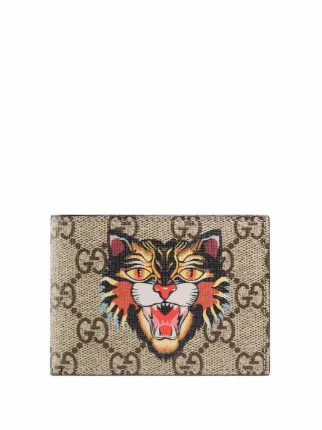 gucci wallet angry cat