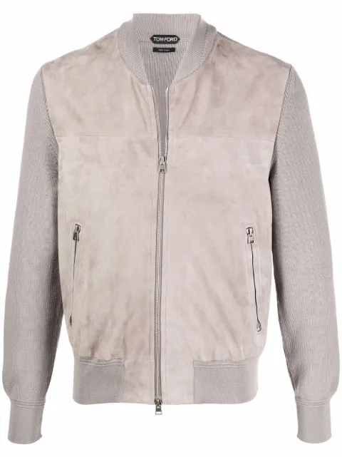 light grey bomber jacket