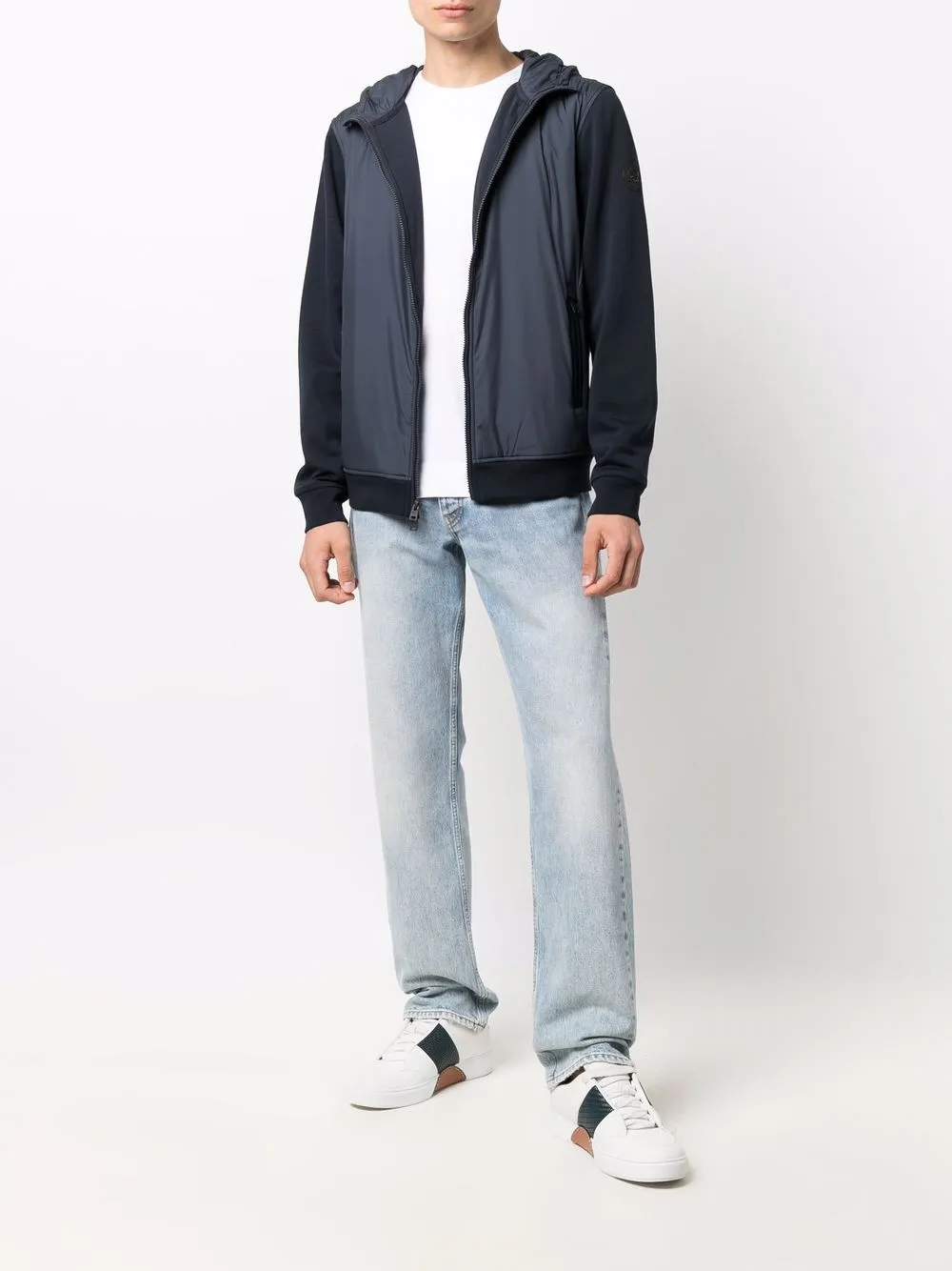 фото Woolrich легкая куртка на молнии с капюшоном