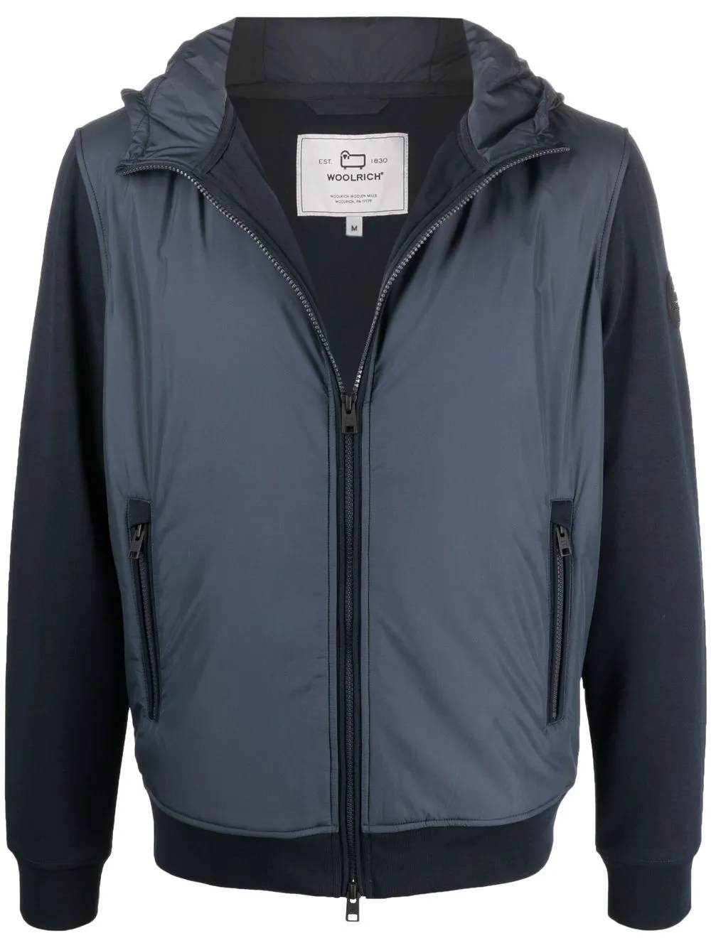фото Woolrich легкая куртка на молнии с капюшоном