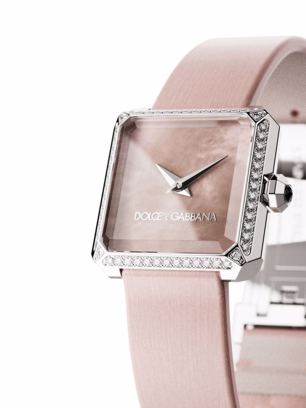 Shop Dolce & Gabbana Sofia 24mm Watch In Pink